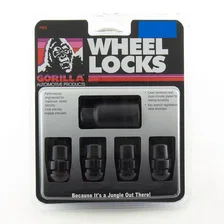Original Gorilla Lock Set Ball Seat 12mm x 1.50 Black Set of 4 image 1