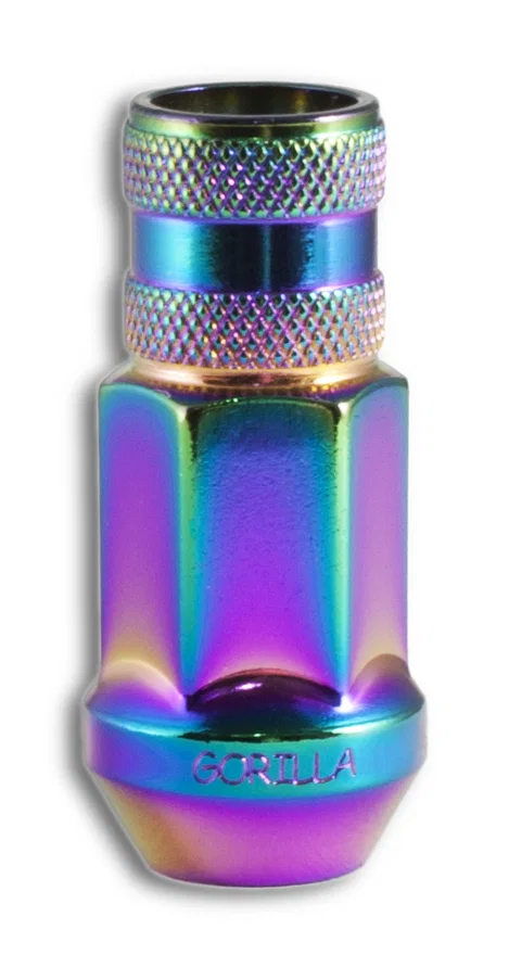 Forged Steel Racing Open End Lug Nut 12mm x 1.25 3/4" Hex Prism Light Bulk