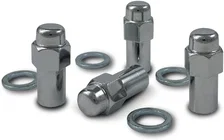 Extended Mag 13/16" Hex 12mm x 1.50 Chrome Pack of 4 Lug Nuts and 4 Washers image 2