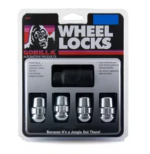 Original Gorilla Lock Set Ball Seat 12mm x 1.50 Chrome Set of 4 image 1