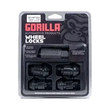 Factory Style Lock Nut 3/4" Hex 12mm x 1.50 Black -4 Pack image 1