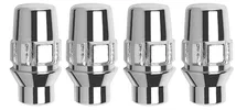Original Gorilla Lock Set E-T Closed 13/16" Hex 12mm x 1.50 Chrome Set of 4 image 2