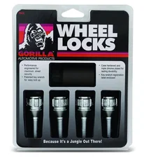 Conical Seat Lug Bolt Lock Set 14mm x 1.50 Chrome 32mm Thread Length Set of 4 image 1