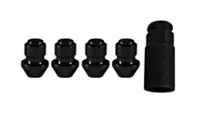 Original Gorilla Lock Set Factory Style Bulge 13/16"&7/8" Hex 14x1.5 Black 4Pk image 2