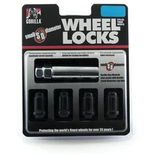 Small Diam Spline Acorn Lock Set 3/4" & 13/16" Key 12mm x 1.50 Black Set of 4 image 1
