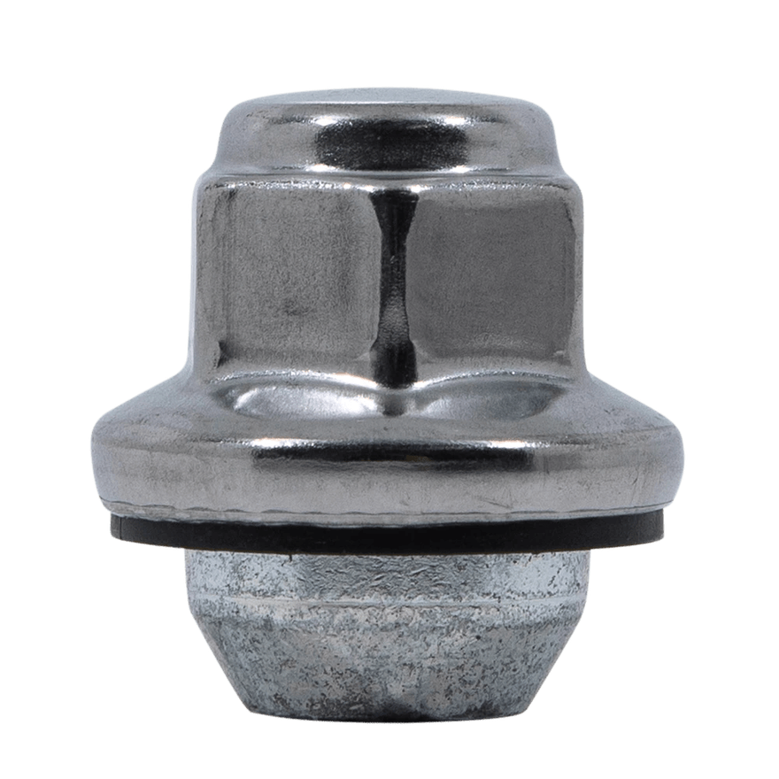 Nissan Lug Nut For Steel Wheels with Wheel Cover 21mm Hex 12x1.25 Stainless Cap