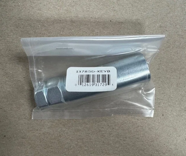 Spline Drive Duplex Size 6 Spline Key 13/16 and 7/8" Hex Zinc Finish 1qty Bag