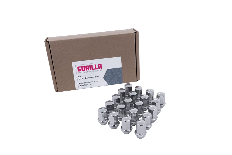 5 LUG FACT BULGE 22MM HEX 14-1.50-SS-20QTY