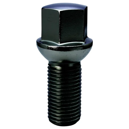 Ball Seat (R14) Lug Bolt 17mm Hex 14mm x 1.50 Black 27mm Thread Length Bulk