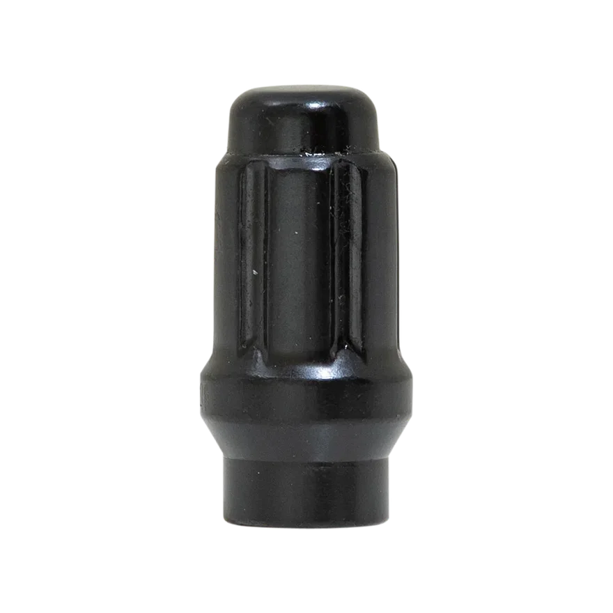 Small Diameter Spline E-T Lug Nut 12mm x 1.50 Black Bulk