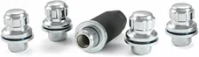 Original Gorilla Lock Set Toyota Mag 21mm Hex 12mm x 1.50 Chrome Set of 5 image 2