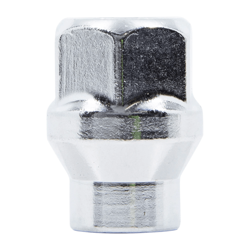 E-T Bulge Open End Lug Nut 3/4" Hex 12mm x 1.25 Zinc Bulk