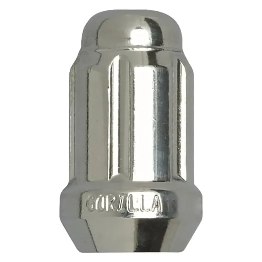 Small Diameter Spline Acorn Lug Nut 12mm x 1.25 Chrome Bulk