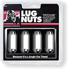 Duplex Acorn XL 7/8" Hex 9/16"-18 Chrome Pack of 4 Lug Nuts image 1