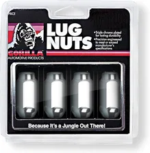 Duplex Acorn 7/8" Hex 5/8"-18 Chrome Pack of 4 Lug Nuts image 1