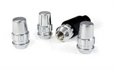 Original Gorilla Lock Set Acorn Bulge 13/16" Hex 7/16"-20 Chrome Set of 4 image 2