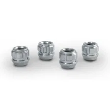 Original Gorilla Lock Set Acorn Open End 13/16" Hex 14mm x 2.00 Zinc Set of 4 image 2