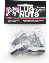 Standard Mag Closed End 7/8" Hex 14mmx1.50 Chrome Pack of 4 Lugs & 4 Washers image 1