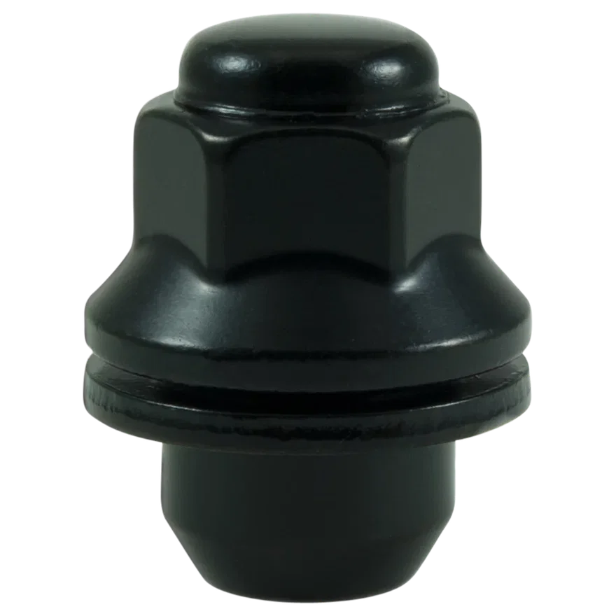Nissan Mag Lug Nut 21mm Hex 12mm x 1.25 Black Bulk