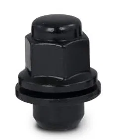 Toyota Mag XL Lug Nut 21mm Hex 12mm x 1.50 Black Bulk