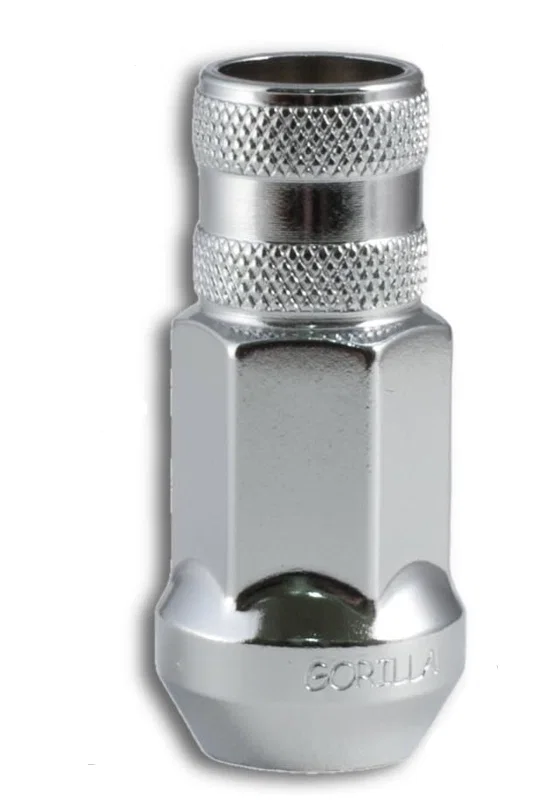 Forged Steel Racing Closed End Lug Nut 1/2"-20 3/4" Hex Chrome Bulk