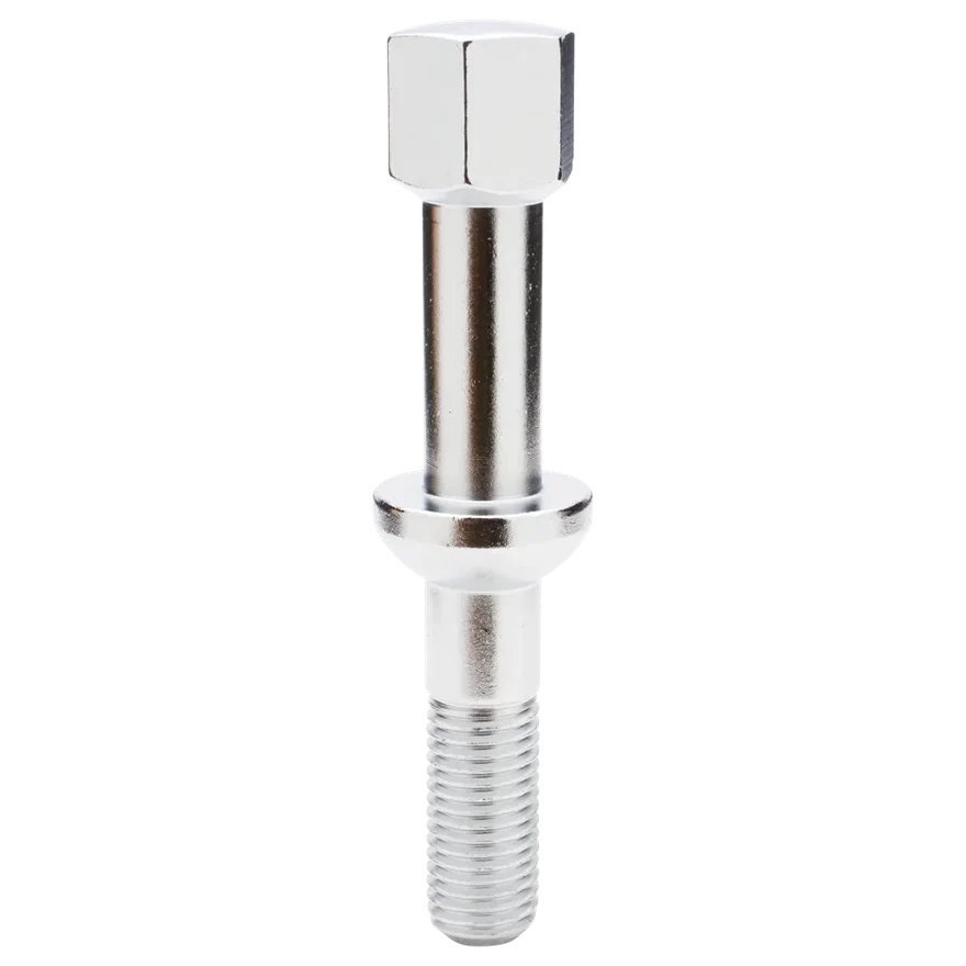 Ball Seat (R12) Lug Bolt 17mm Hex 12mm x 1.50 Chrome 39mm Thread Length Bulk