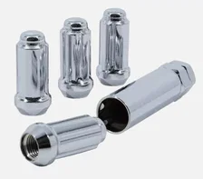 Small Diam Spline Duplex Lock Set 13/16" & 7/8" Key 14mm x 1.50 Chrome Set of 4 image 2
