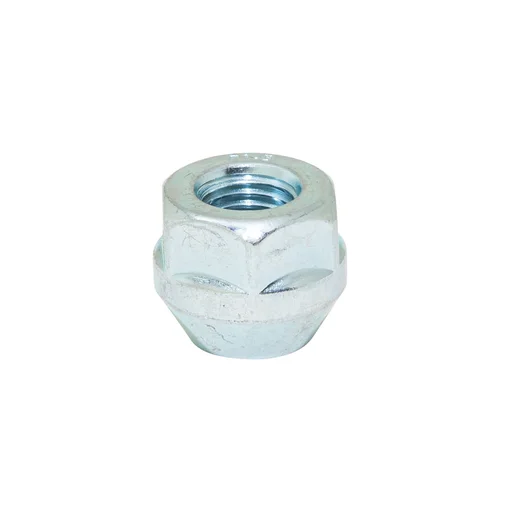Acorn Bulge Short Open End Lug Nut 13/16" Hex 12mm x 1.50 Zinc Bulk