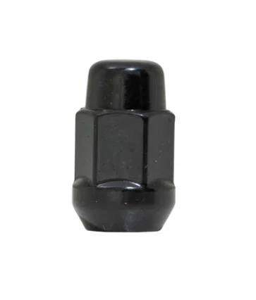 Acorn Bulge Lug Nut 13/16" Hex 12mm x 1.75 Black Bulk