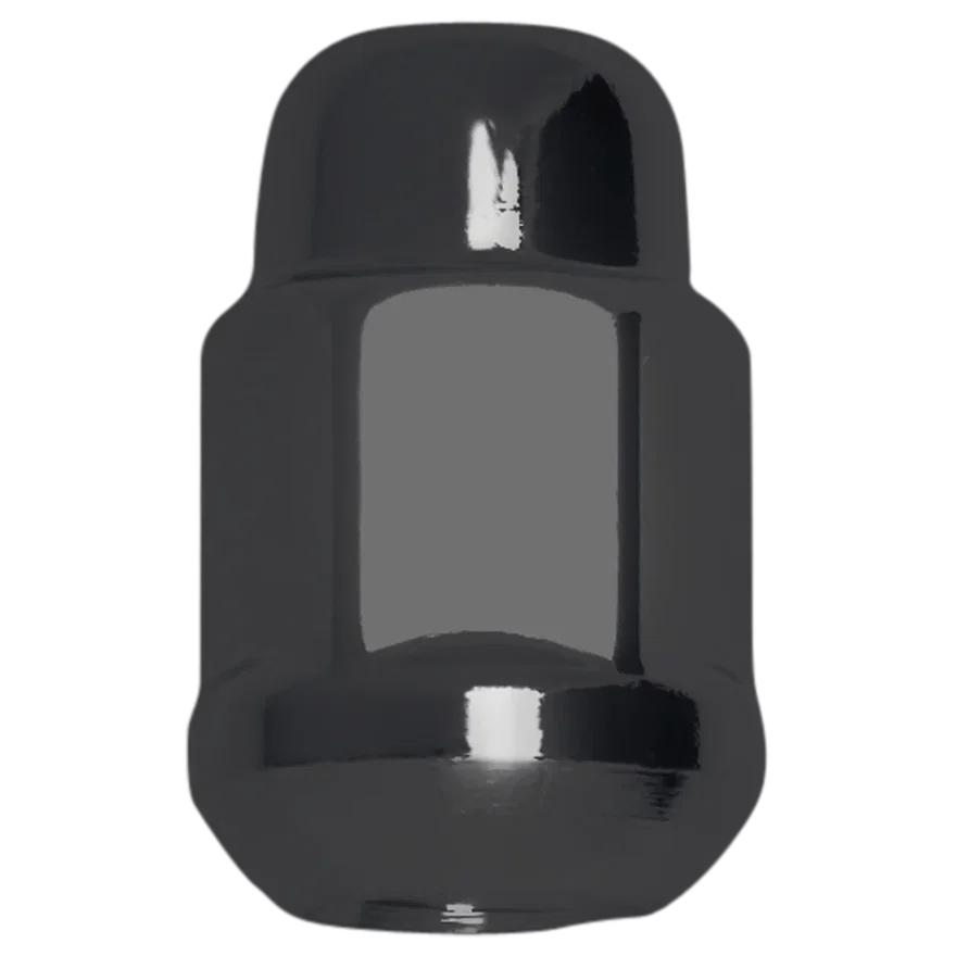 Closed End Lug Nut 3/4" (19mm) Hex 12mm x 1.50 Black Bulk