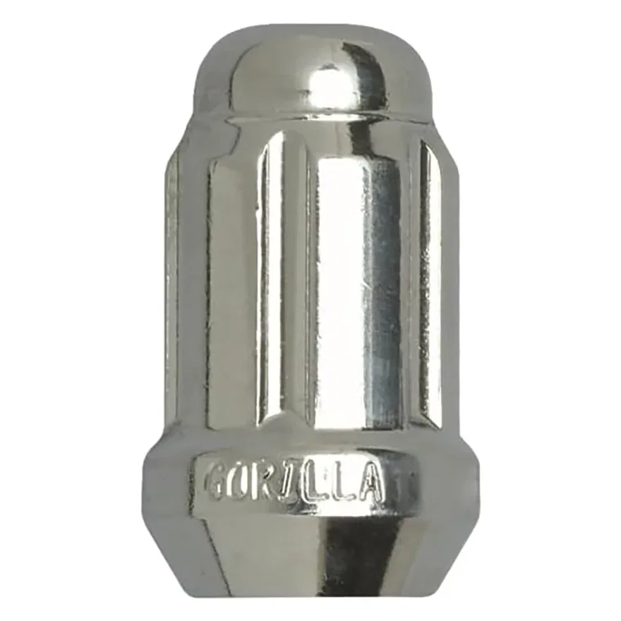 Small Diameter Spline Acorn Lug Nut 1/2"-20 Chrome Bulk