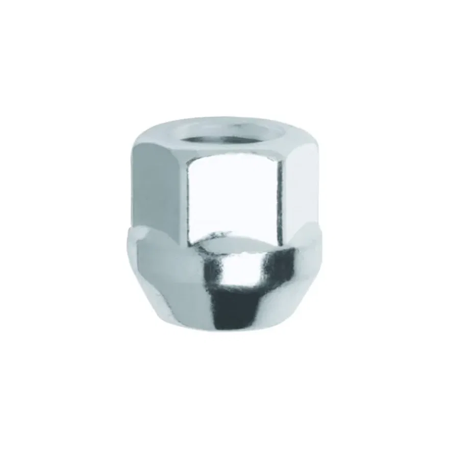 Acorn Bulge Open End Lug Nut 3/4" Hex 12mm x 1.25 Zinc Bulk