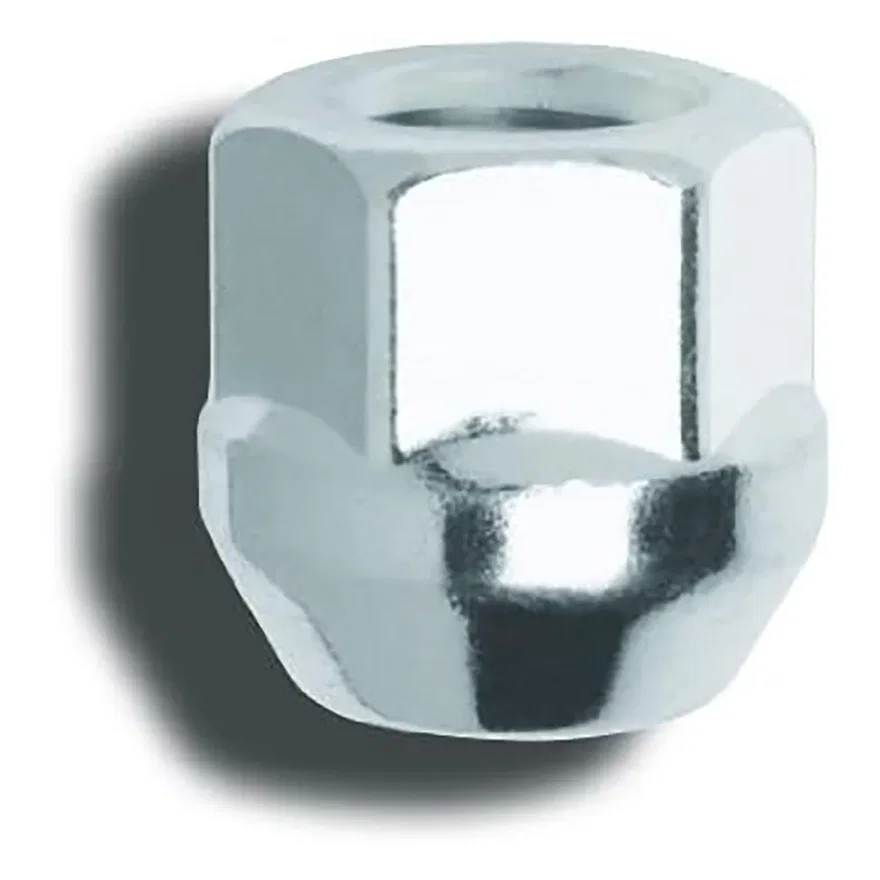 Acorn Bulge Open End Lug Nut 3/4" Hex 7/16"-20 Zinc Bulk