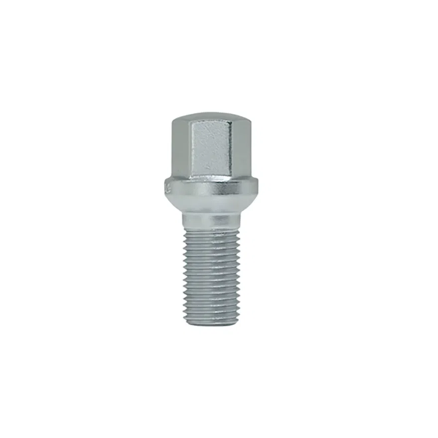 Ball Seat (R13) Lug Bolt 17mm Hex 14mm x 1.50 Chrome 27mm Thread Length Bulk