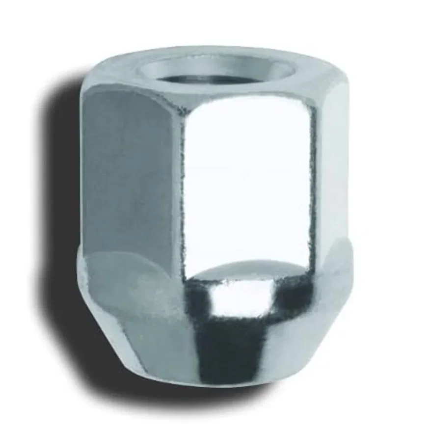 Acorn Bulge Open End Lug Nut 13/16" Hex 14mm x 2.00 Zinc Bulk
