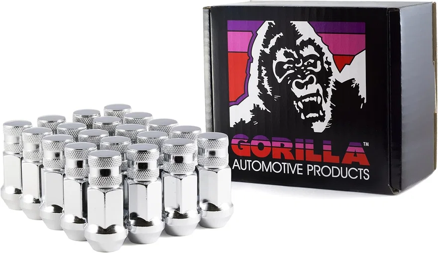 Forged Steel Racing Closed End Lug Nuts 14mm x 1.50 3/4" Hex Chrome Set of 20