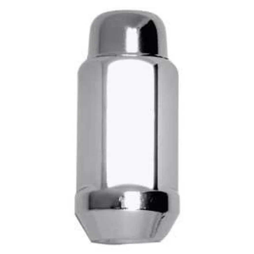 Acorn Bulge XL Lug Nut 3/4" Hex 14mm x 2.00 Chrome Bulk