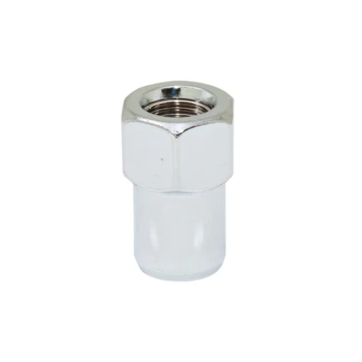 Standard Mag Open End Lug Nut 13/16" Hex 14mm x 1.50 Chrome Bulk
