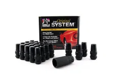 Original Gorilla Lock System Duplex Acorn 13/16"&7/8" Dual Hex 14x1.5 Black 24Pk image 2