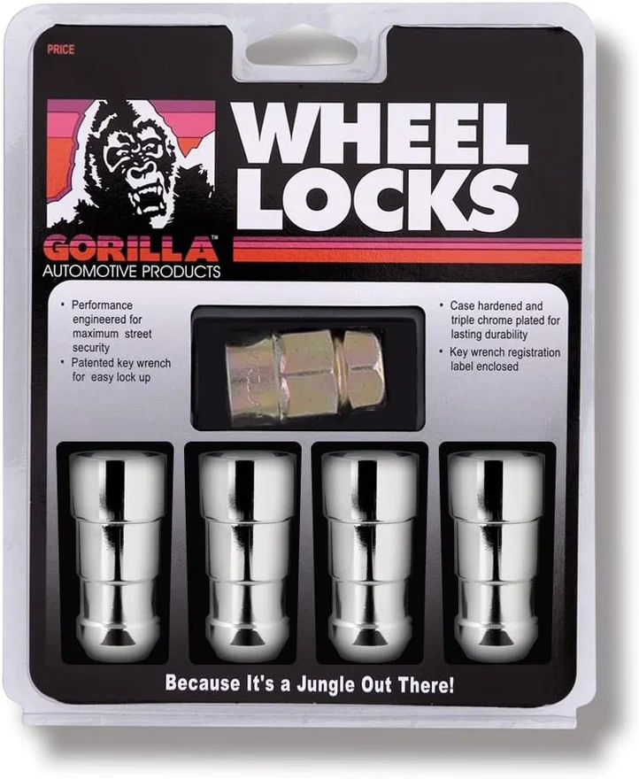 Guard Lock Set Duplex Acorn 3/4"&13/16" Dual Hex 14x2 Chrome Set of 4