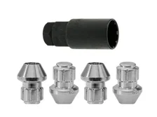 Factory Style Lock Nut 3/4" Hex 12mm x 1.50 Chrome -4 Pack image 2