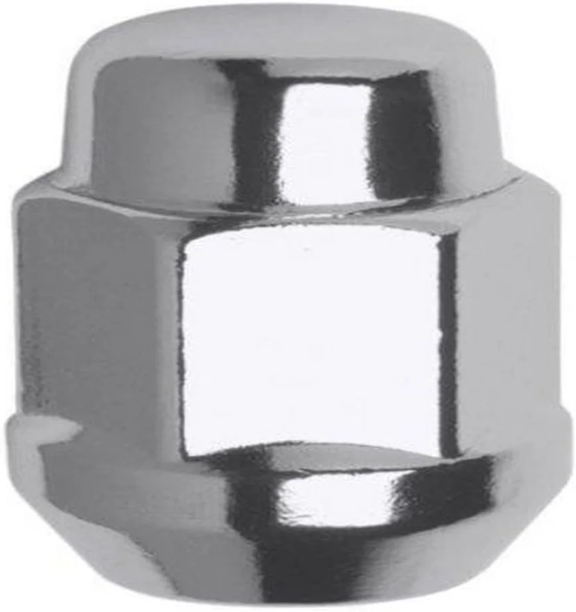 Acorn Bulge Lug Nut 3/4" Hex 7/16"-20 Chrome Bulk