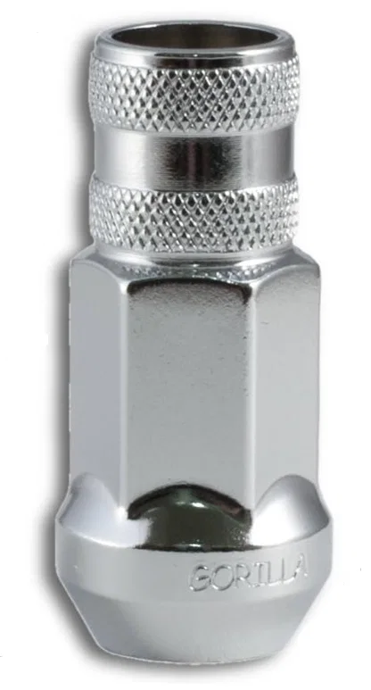 Forged Steel Racing Open End Lug Nut 1/2"-20 3/4" Hex Chrome Bulk