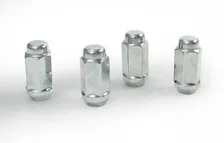 Duplex Acorn 7/8" Hex 5/8"-18 Chrome Pack of 4 Lug Nuts image 2