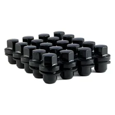 Range Rover Mag Lug Nut 7/8" (22mm) Hex 14mm x 1.50 Black Bulk for Land Rover image 2