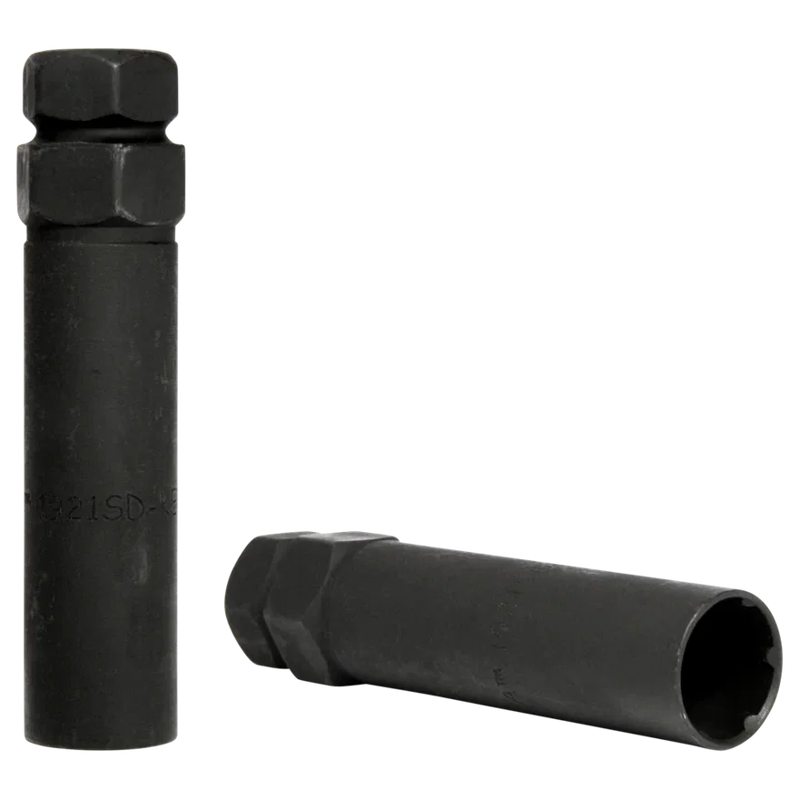 Spline Drive Standard Size 6 Spline Key 19mm and 21mm Hex Black Finish 1 Each