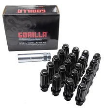 Small Diam Spline Duplex E-T Lugs 13/16" & 7/8" Key 14mmx1.50 Black Set of 20 image 1