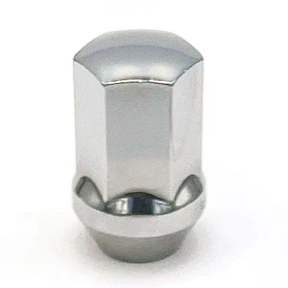 Factory Style Bulge Lug Nut 7/8" (22mm) Hex 14mm x 1.50 Chrome Bulk