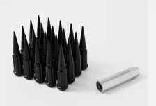 Small Diam Spline Short Spike Lugs 13/16" & 7/8" Key 14mmx1.50 Black Set of 20 image 2