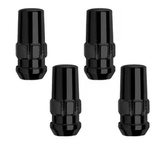 Original Gorilla Lock Set Duplex Acorn 13/16"&7/8" Dual Hex 9/16"-18 Black 4Pk image 2